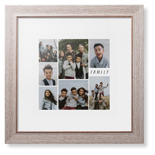 Rustic Picture Gallery Collage Of Seven