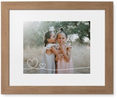 Double Heart Line Art