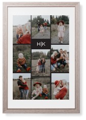 Modern Gallery Monogram of Nine