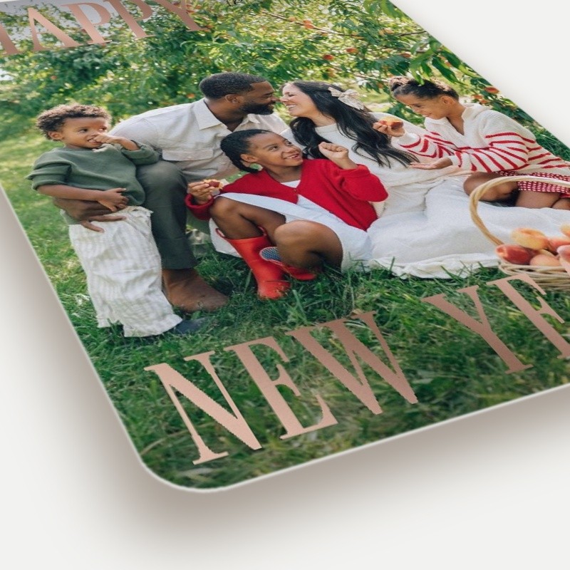 Split Serif Holiday Card