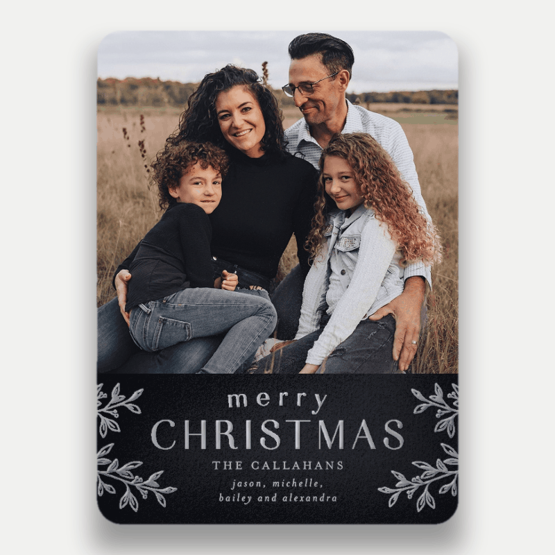 Foliage Frame Holiday Card