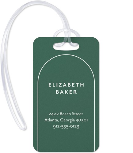 Arch Frame 2x4 White  Luggage Tag