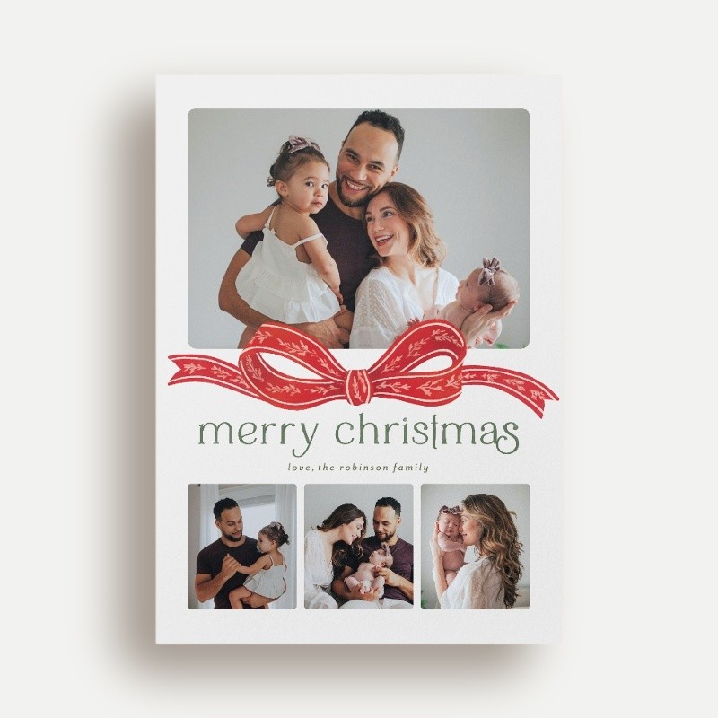 Gorgeous Bow Holiday Card