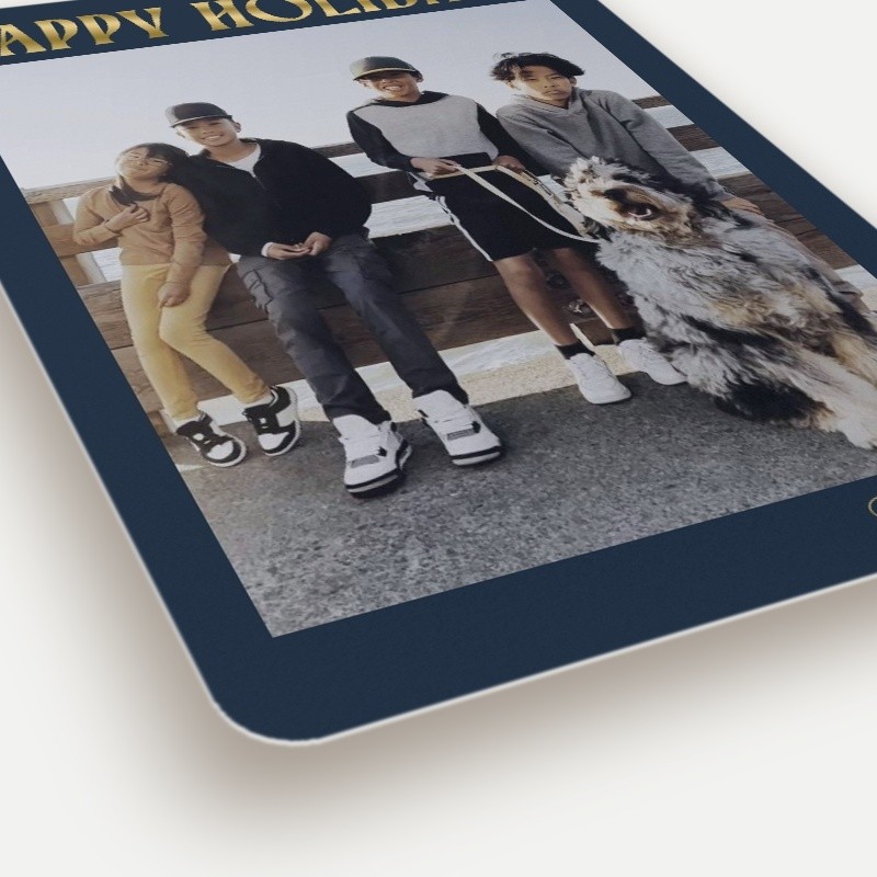 Bold Stack Holiday Card