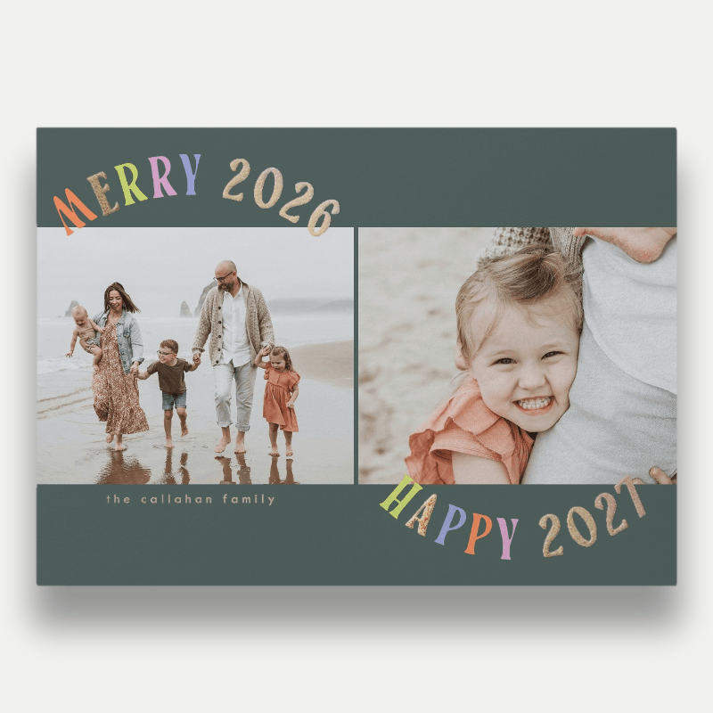 Playful Arch New Year's Card