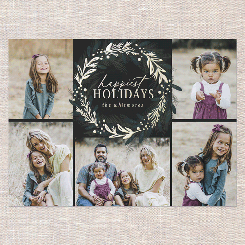 Black And Gold Christmas Cards