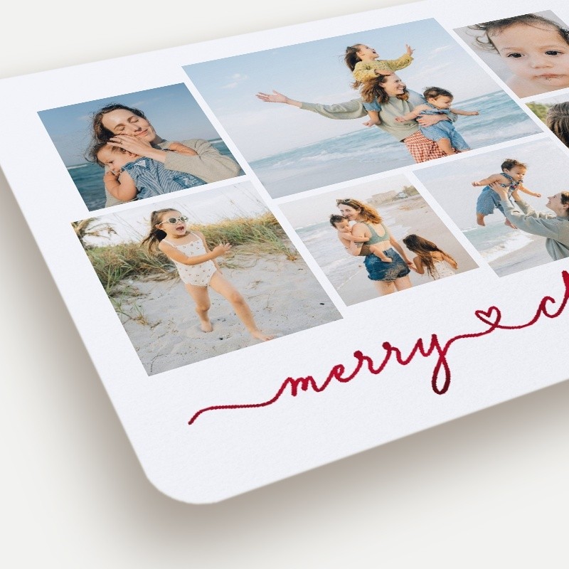 Script Joy Holiday Card