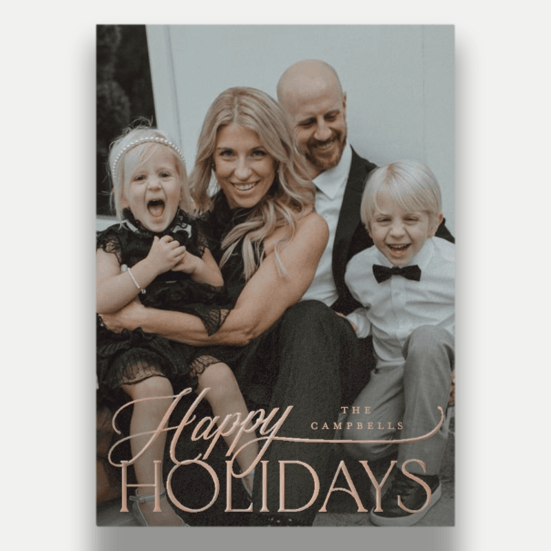 Swash Greeting Holiday Card