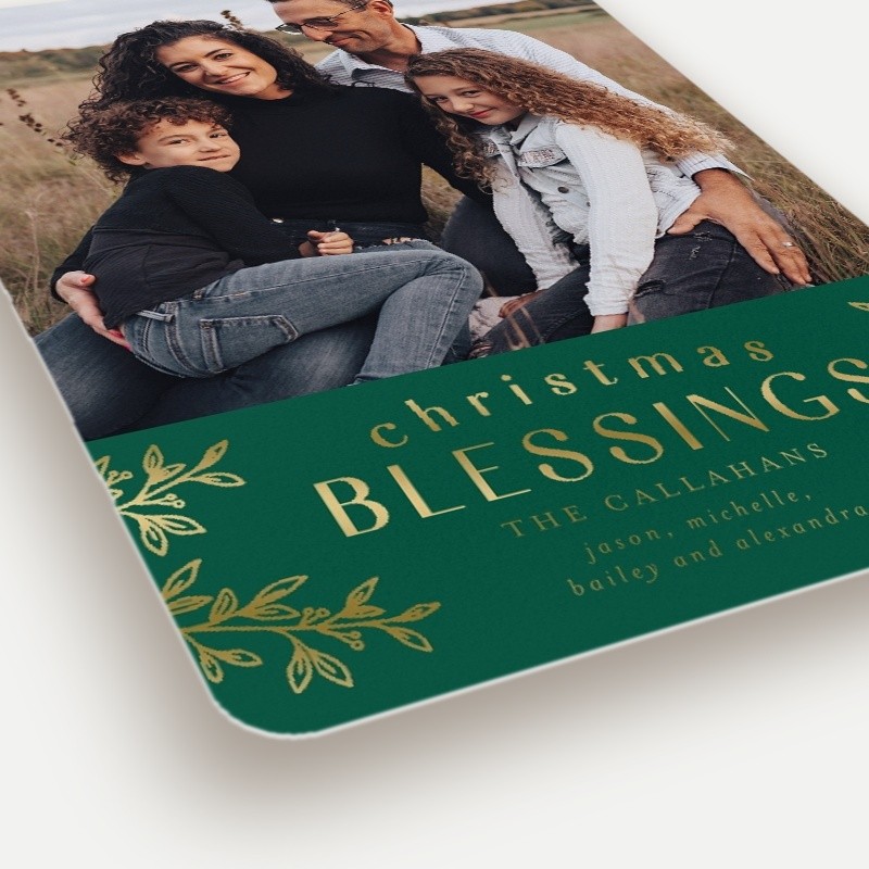 Foliage Frame Holiday Card