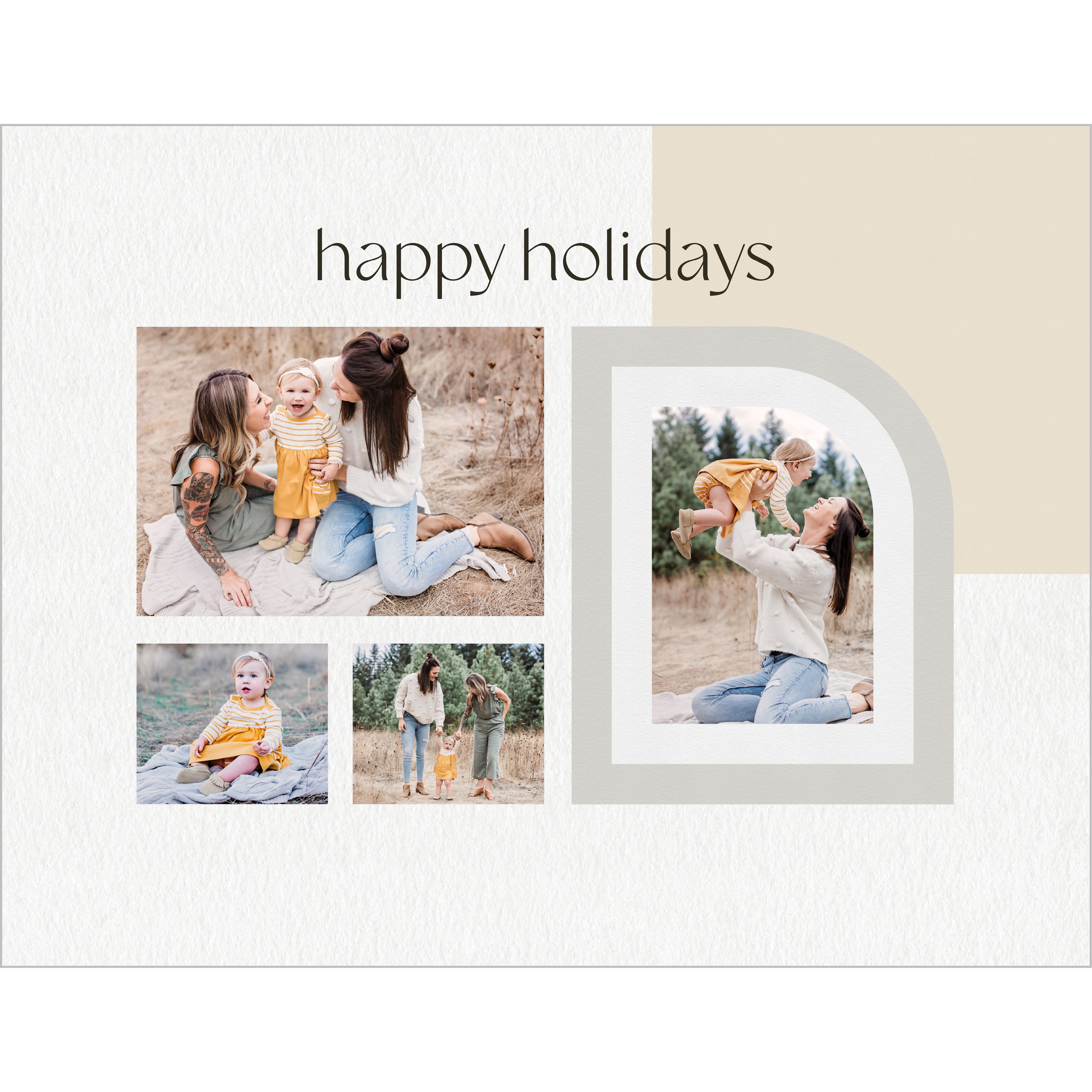 Modern Light Neutrals Calendar 8x11 undefined  Wall Calendar