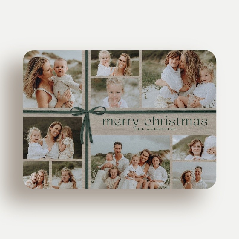 Wrapped Collage Holiday Card