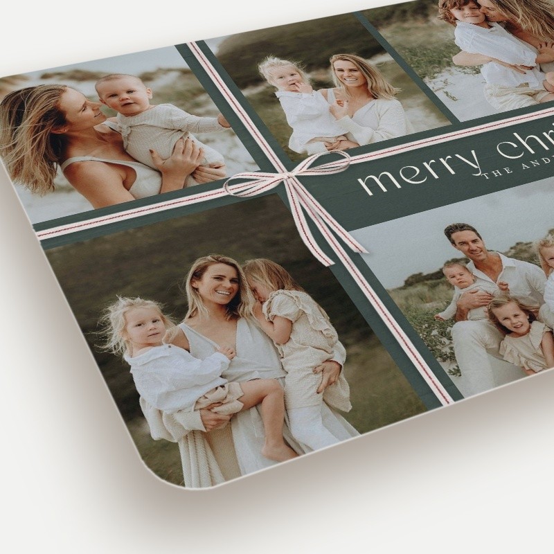Wrapped Collage Holiday Card