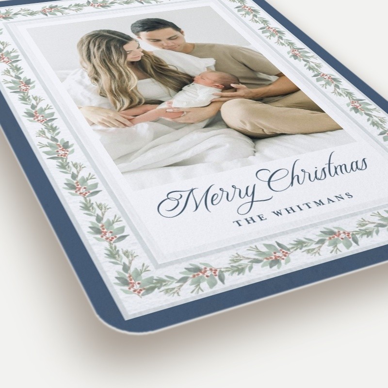Painted Foliage Holiday Card
