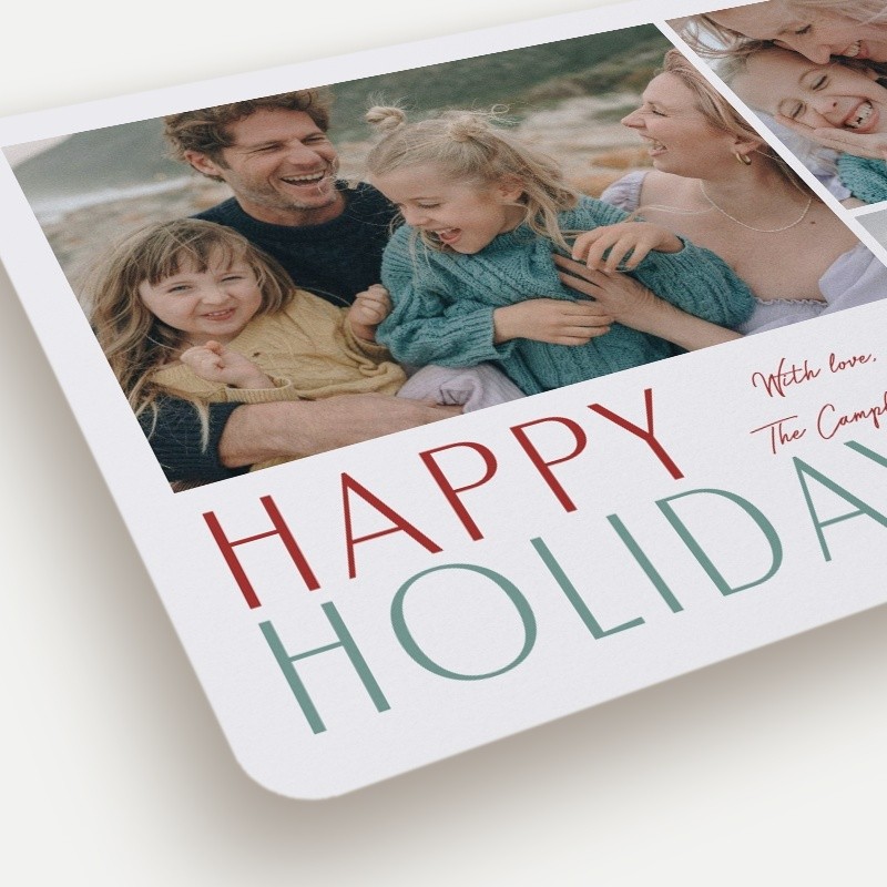 Mixed Type Holiday Card