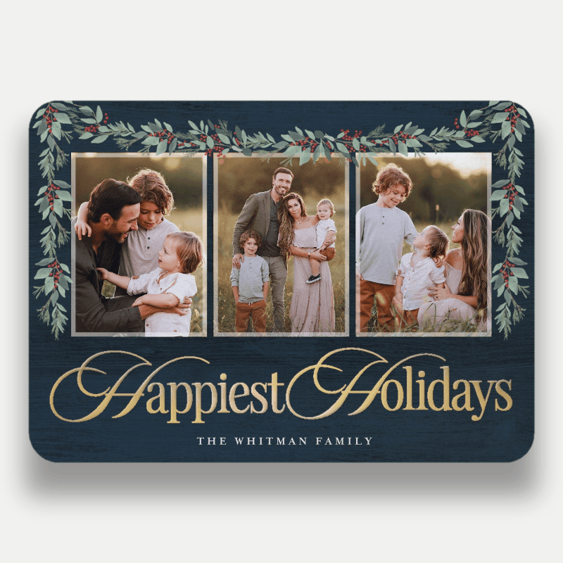 Painted Swag Holiday Card