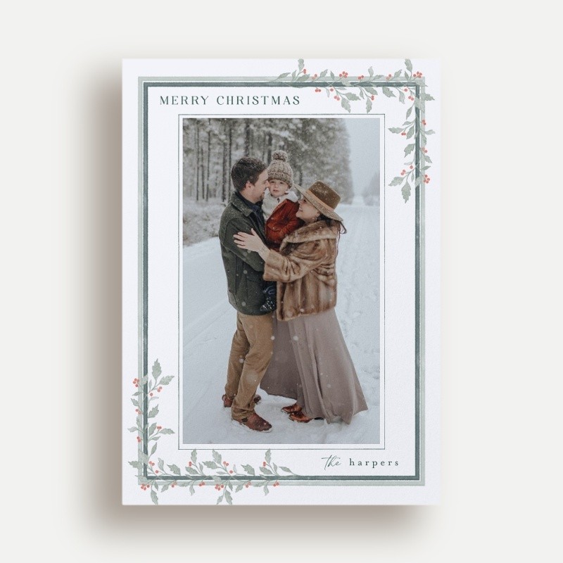 Climbing Vines Holiday Card