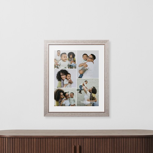 Gallery of Five Portrait 16x20 Multicolor  Framed Print