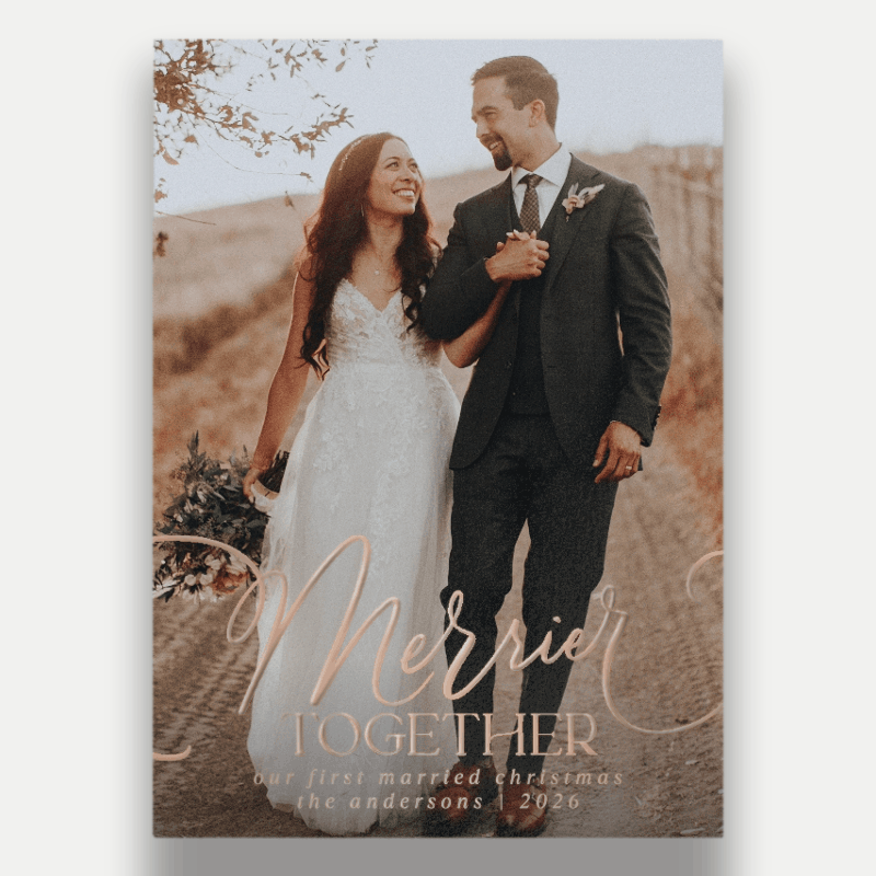 Joyful Whirls Holiday Card