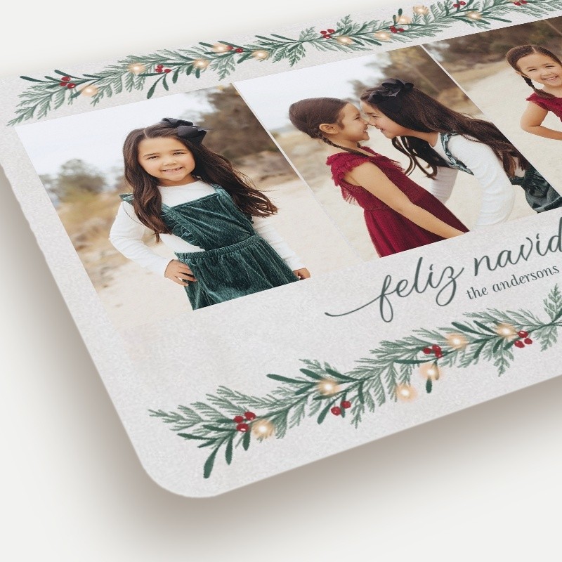 Berry Garland Holiday Card