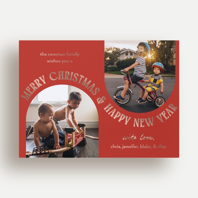 Arched Greeting Holiday Card
