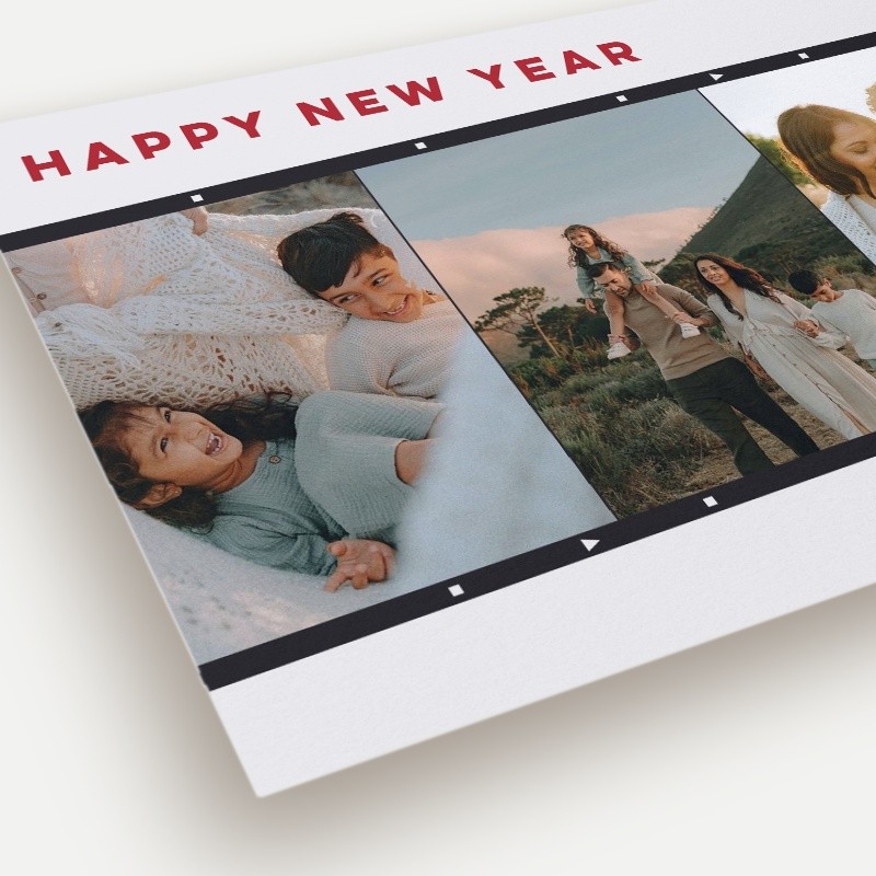 Film Strip Duo New Year's Card