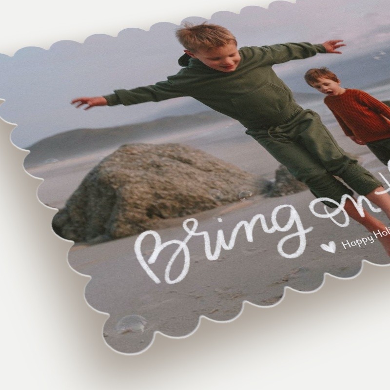 Joyful Script Holiday Card