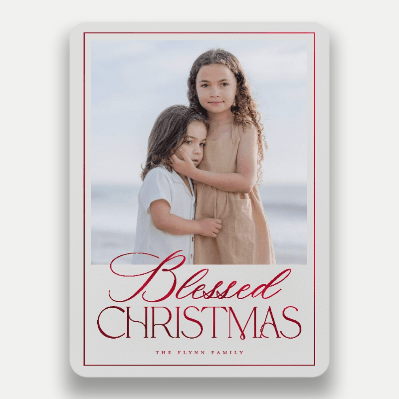 Refined Collage Holiday Card