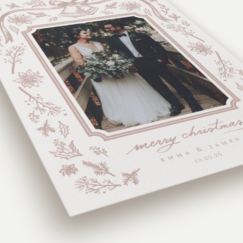 Ornate Bells Holiday Card