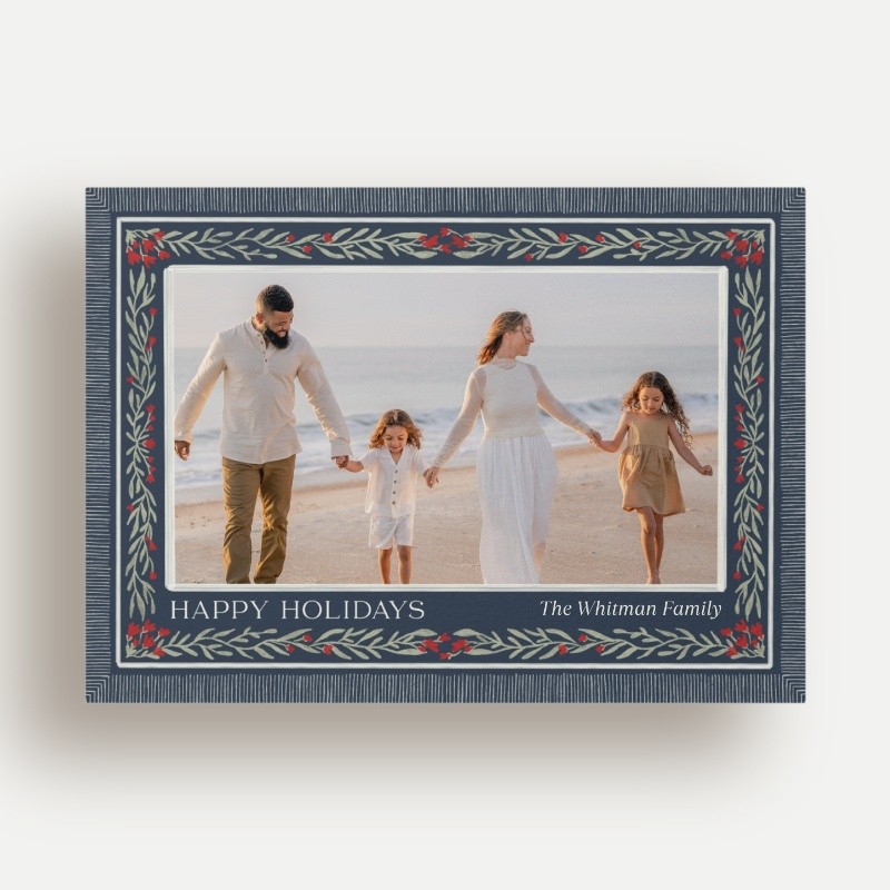 Botanical Vines Holiday Card