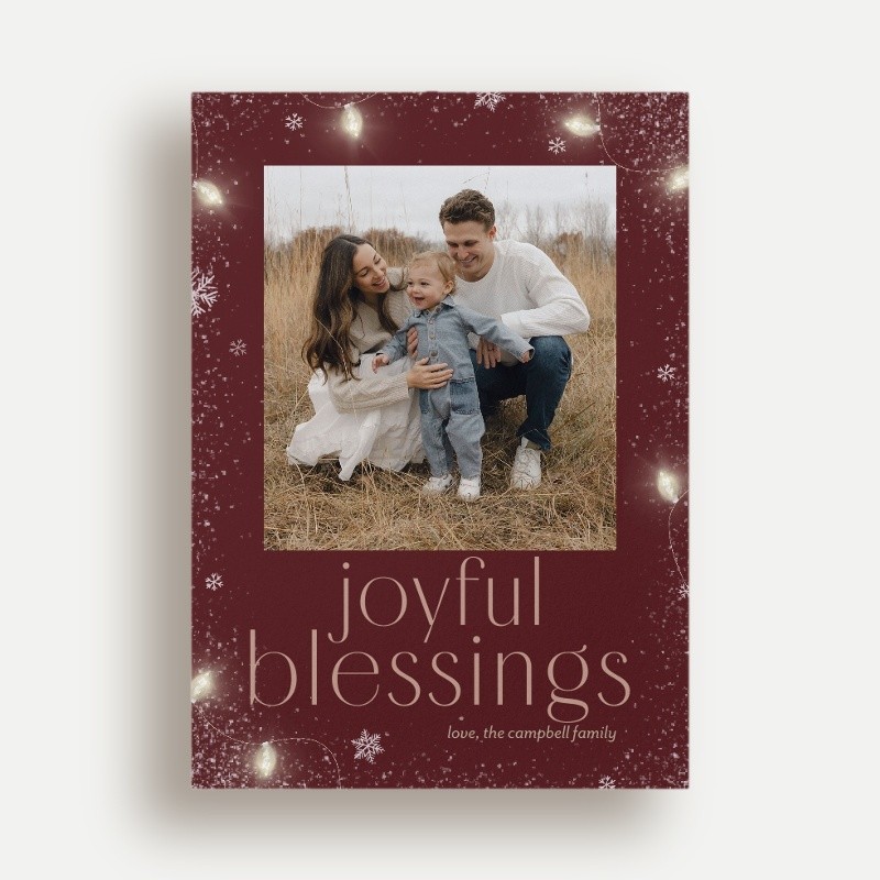 Twinkling Lights Holiday Card
