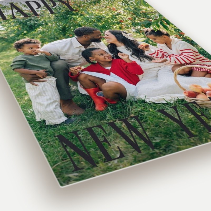 Split Serif Holiday Card