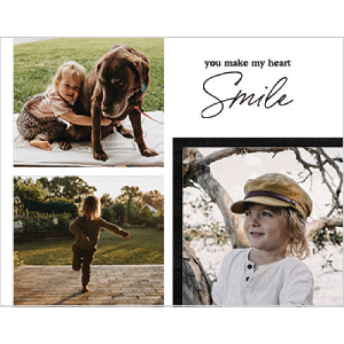 Black And White Rustic Calendar 8x11 undefined  Wall Calendar