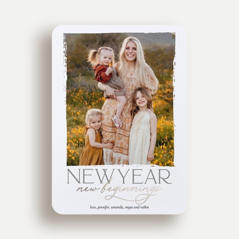 New Beginnings New Year's Card