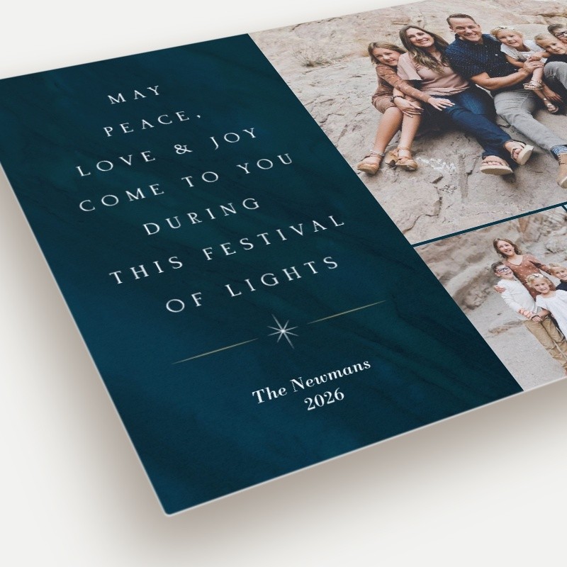 Serene Message Hanukkah Card