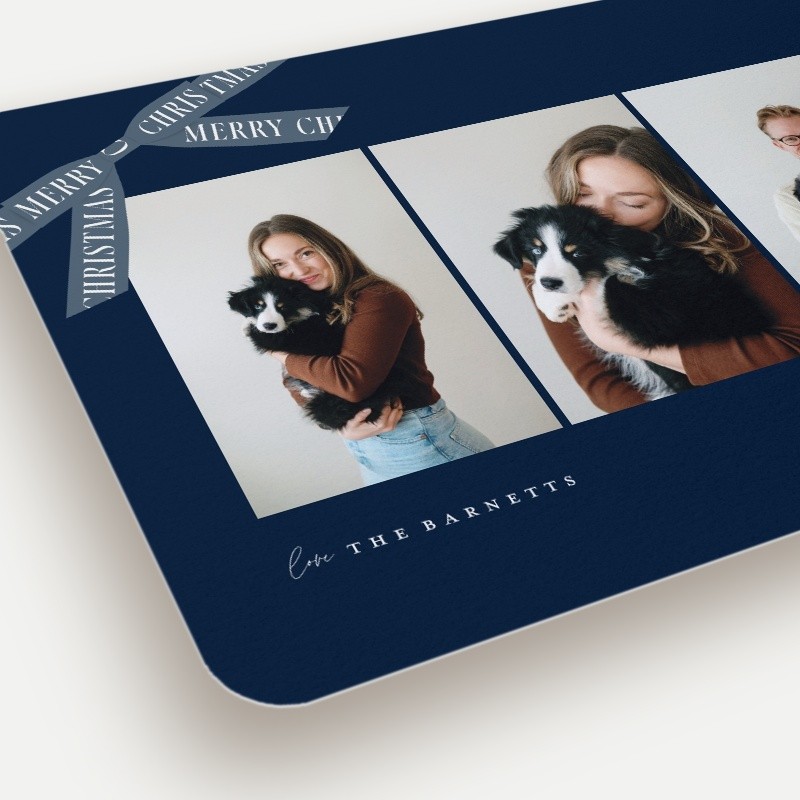 Ribbon Banner Holiday Card
