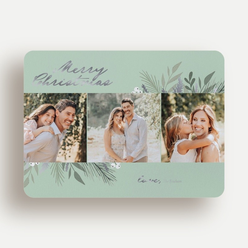 Scattered Botanicals Holiday Card