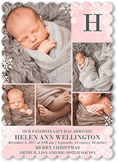 Wintry Monogram Girl