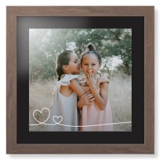 Double Heart Line Art