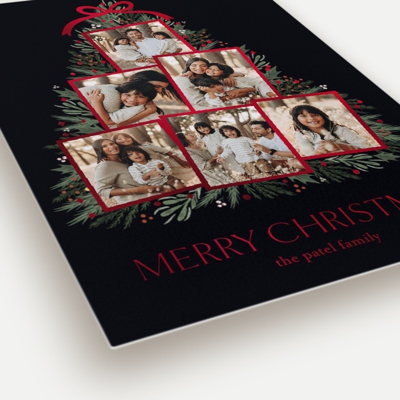 Tree Collage Holiday Card