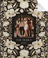 Dark Floral Frame​