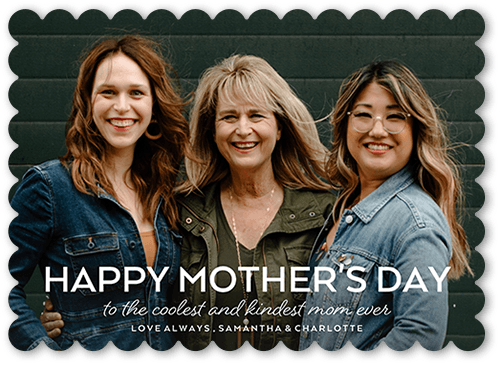 Immeasurable Impression 5x7 White  Mother's Day Card