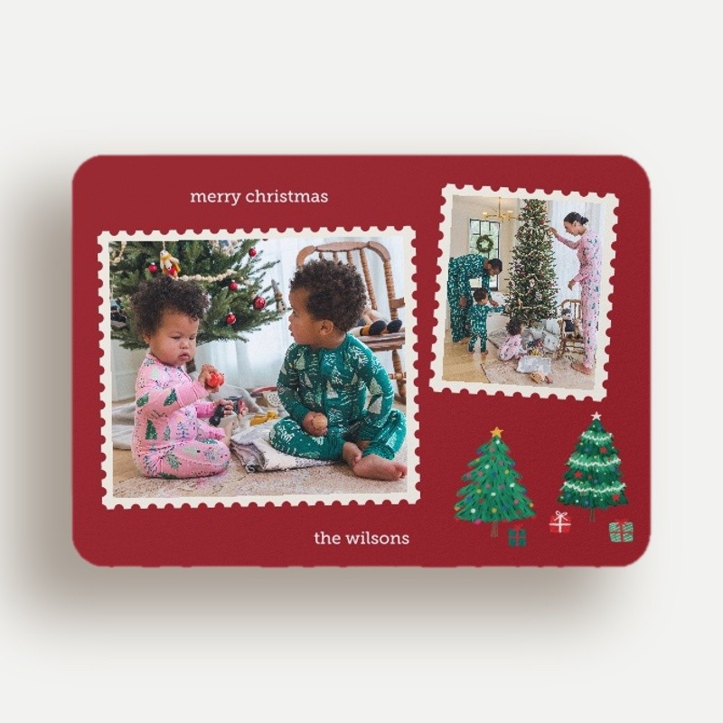 Little Sleepies Joyful Traditions Crimson