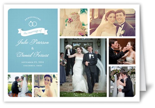 Wedding Rings Collage 5x7 Folded