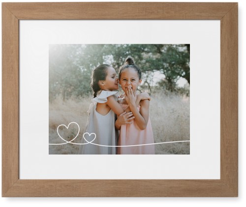 Double Heart Line Art