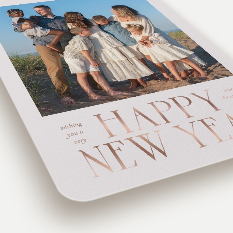 Grand Serif New Year's Card