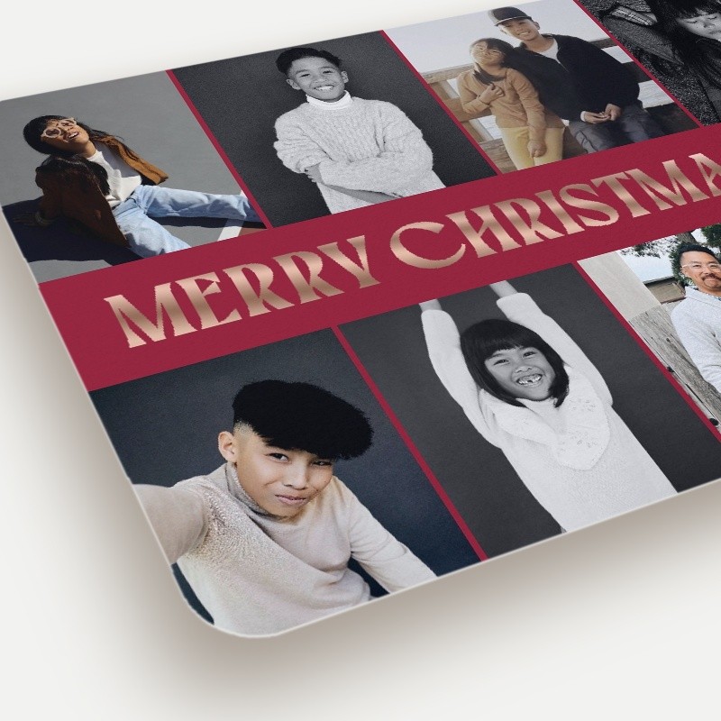 Bold Stack Holiday Card