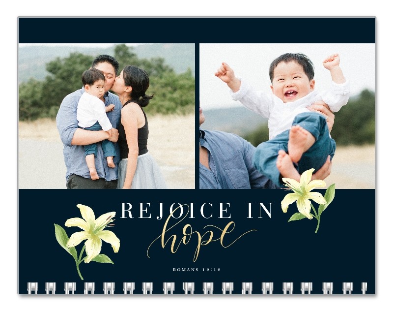 Elegant Blessings Calendar 8x11 undefined  Wall Calendar