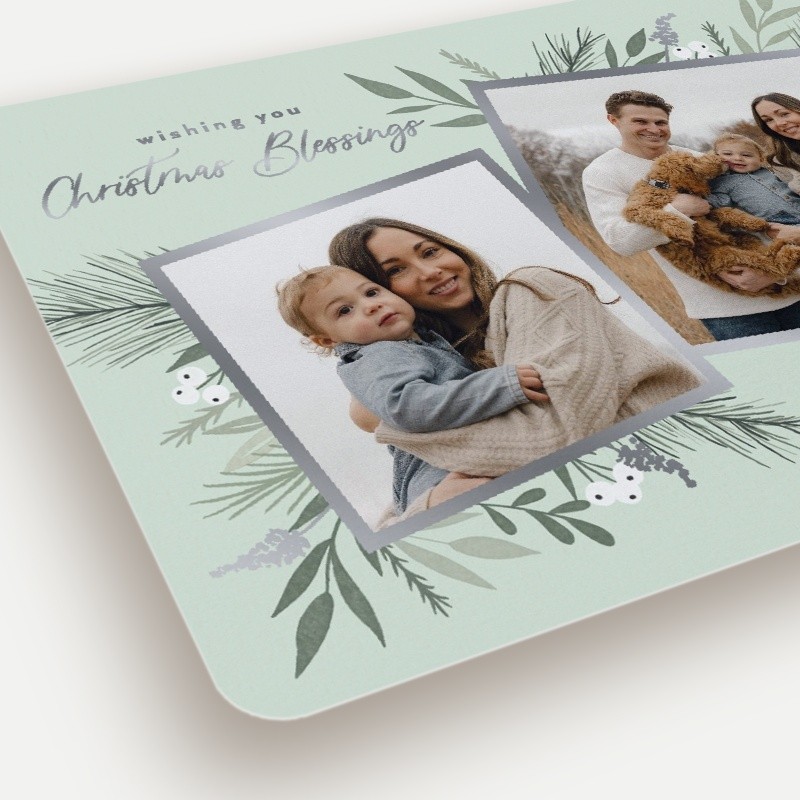 Elegant Botanicals Holiday Card