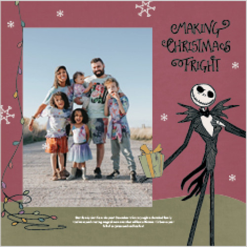 Disney Tim Burton's The Nightmare Before Christmas 12x12 undefined  Wall Calendar