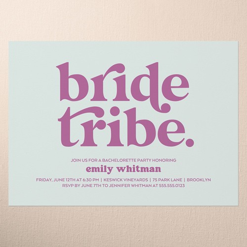 Green Bachelorette Party Invitation